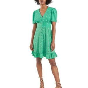 RILEY & RAE Ruffled Short Sleeve Dress